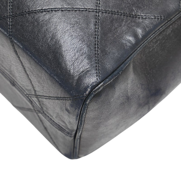 シャネル デカココマーク ビコローレ チェーン ショルダーバッグ ブラック ラムスキン レディース CHANEL 【中古】