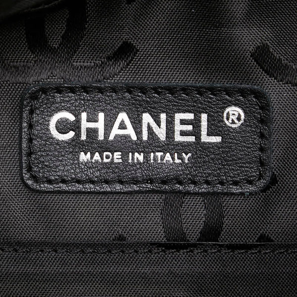 シャネル カンボンライン ショルダーバッグ ハンドバッグ ベージュ ブラック レザー レディース CHANEL 【中古】