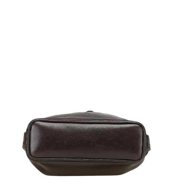 シャネル ココマーク チェーン ショルダーバッグ ブラック ラムスキン レディース CHANEL 【中古】