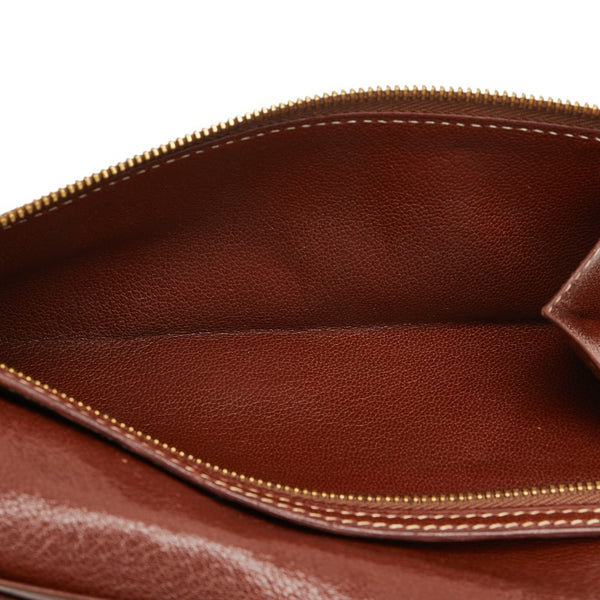 エルメス ベアン 長財布 ブラウン アリゲーター レディース HERMES 【中古】