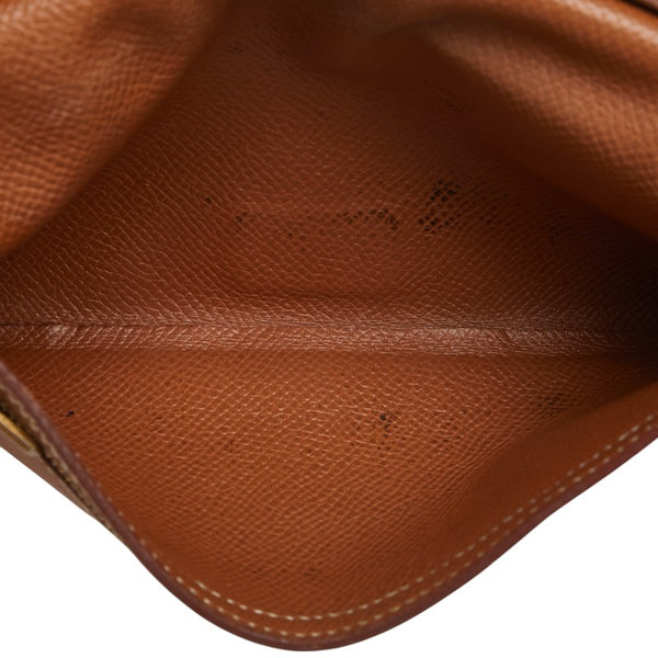 エルメス ベアン スフレ 二つ折り財布 ブラウン ヴォーエプソン レディース HERMES 【中古】