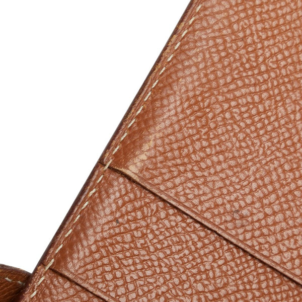 エルメス ベアン スフレ 二つ折り財布 ブラウン ヴォーエプソン レディース HERMES 【中古】