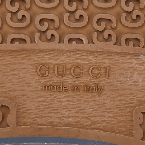 グッチ ウェブライン テニス 1977 スニーカー サイズ：11 グレー マルチカラー キャンバス メンズ GUCCI 【中古】