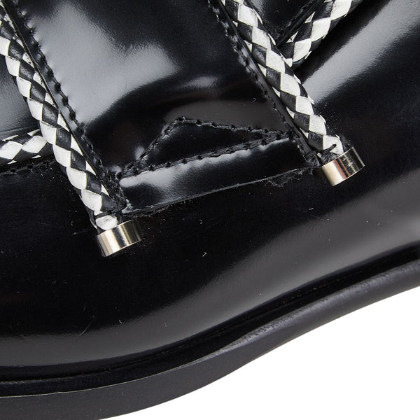 ジミーチュウ TALIB ローファー サイズ：43 ブラック ホワイト レザー メンズ JIMMY CHOO 【中古】