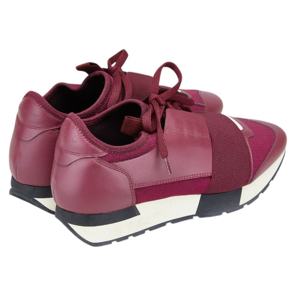 バレンシアガ スニーカー サイズ：37 レッド メッシュ レディース BALENCIAGA 【中古】