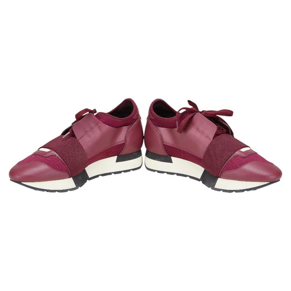 バレンシアガ スニーカー サイズ：37 レッド メッシュ レディース BALENCIAGA 【中古】