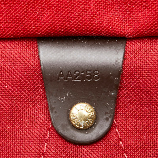 ルイ ヴィトン ダミエ スピーディ30 ハンドバッグ ミニボストンバッグ N41364 ブラウン PVC レザー レディース LOUIS VUITTON 【中古】
