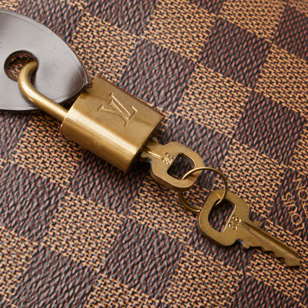 ルイ ヴィトン ダミエ スピーディ30 ハンドバッグ ミニボストンバッグ N41364 ブラウン PVC レザー レディース LOUIS VUITTON 【中古】