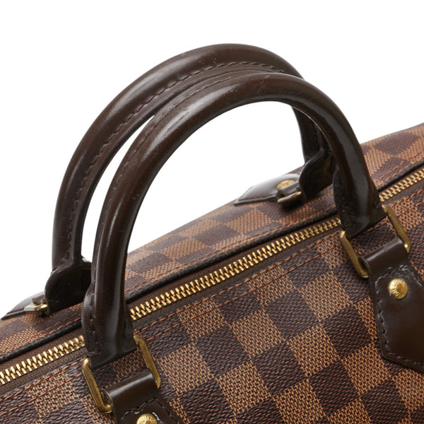 ルイ ヴィトン ダミエ スピーディ30 ハンドバッグ ミニボストンバッグ N41364 ブラウン PVC レザー レディース LOUIS VUITTON 【中古】