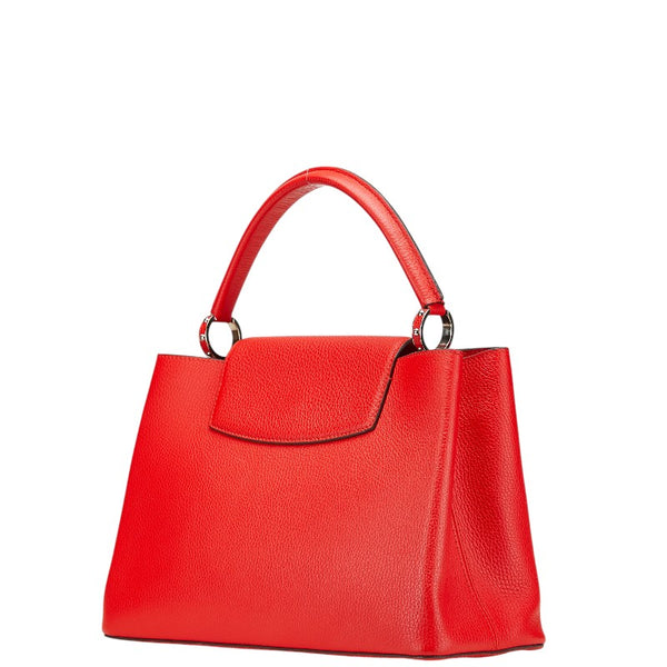 ルイ ヴィトン カプシーヌMM ハンドバッグ M94631 コクリコ レッド レザー レディース LOUIS VUITTON 【中古】
