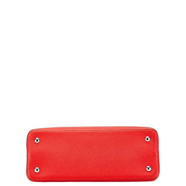 ルイ ヴィトン カプシーヌMM ハンドバッグ M94631 コクリコ レッド レザー レディース LOUIS VUITTON 【中古】