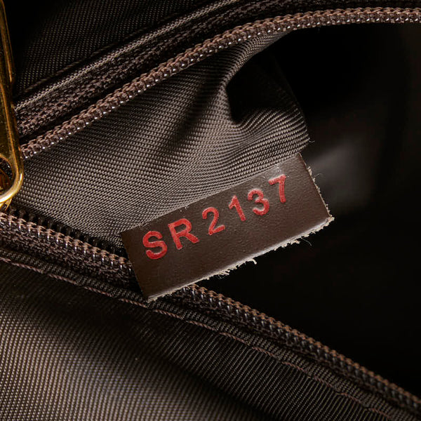 ルイ ヴィトン ダミエ ネオ エオール55 キャリーバッグ ボストンバッグ N23202 ブラウン PVC レザー レディース LOUIS VUITTON 【中古】