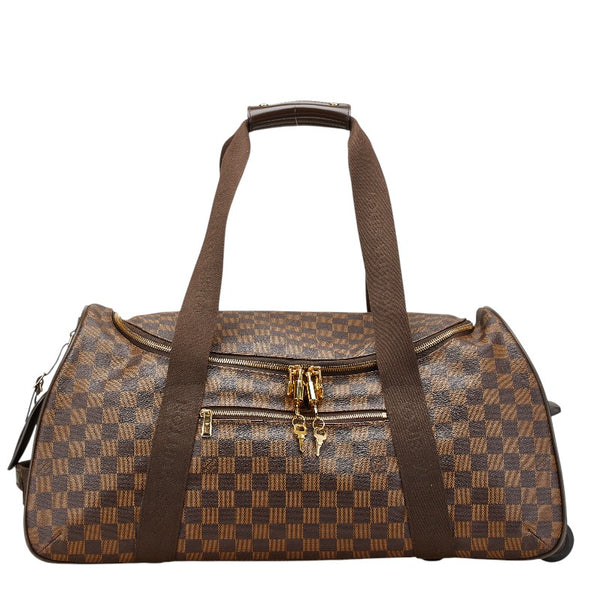 ルイ ヴィトン ダミエ ネオ エオール55 キャリーバッグ ボストンバッグ N23202 ブラウン PVC レザー レディース LOUIS VUITTON 【中古】