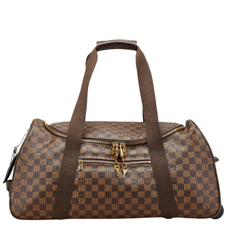 ルイ ヴィトン ダミエ ネオ エオール55 キャリーバッグ ボストンバッグ N23202 ブラウン PVC レザー レディース LOUIS VUITTON 【中古】