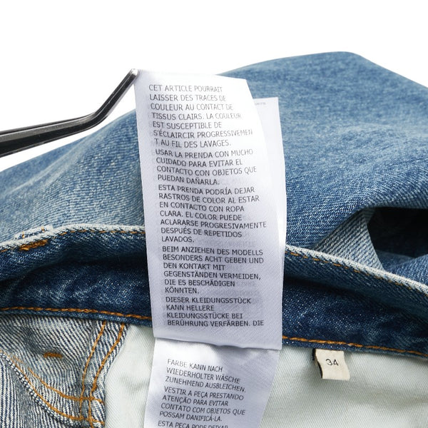 グッチ デニムパンツ スキニー サイズ：34 774079 ライトブルー コットン メンズ GUCCI 【中古】