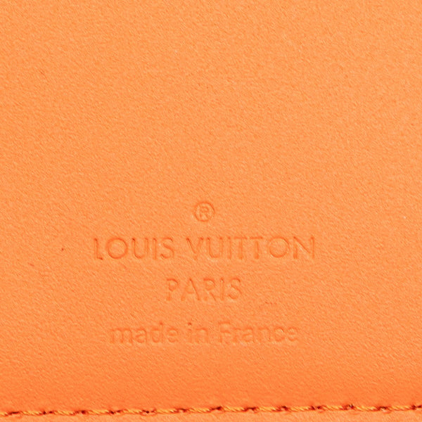 ルイ ヴィトン LVアエログラム ポルトフォイユ ブラザ 長財布 M81153 オレンジ レザー レディース LOUIS VUITTON 【中古】