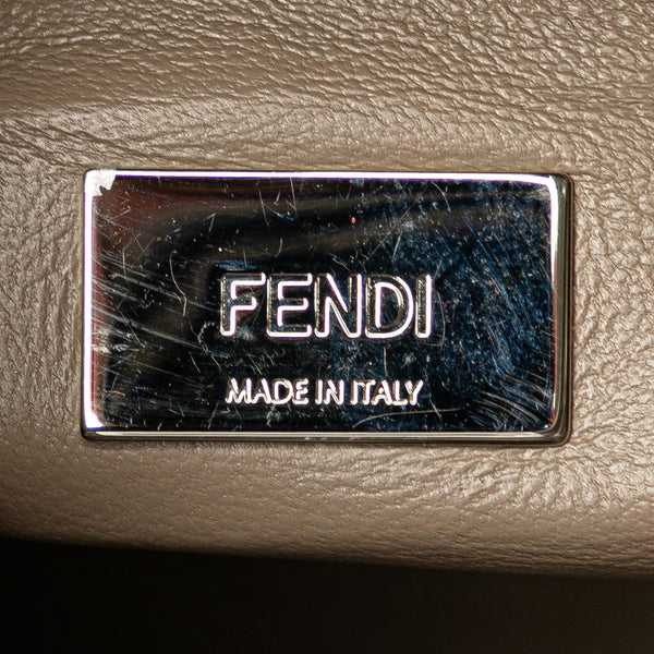 フェンディ セレリア ミニピーカブー ハンドバッグ ショルダーバッグ 2WAY 8BN244 グレージュ レザー レディース FENDI 【中古】