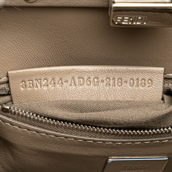 フェンディ セレリア ミニピーカブー ハンドバッグ ショルダーバッグ 2WAY 8BN244 グレージュ レザー レディース FENDI 【中古】
