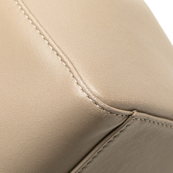 フェンディ セレリア ミニピーカブー ハンドバッグ ショルダーバッグ 2WAY 8BN244 グレージュ レザー レディース FENDI 【中古】