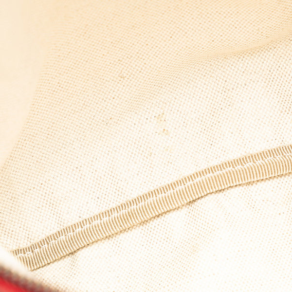 グッチ ロゴプリント ウエストバッグ ボディバッグ 530412 レッド グリーン マルチカラー レザー レディース GUCCI 【中古】