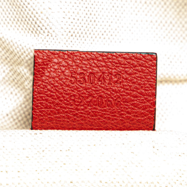 グッチ ロゴプリント ウエストバッグ ボディバッグ 530412 レッド グリーン マルチカラー レザー レディース GUCCI 【中古】