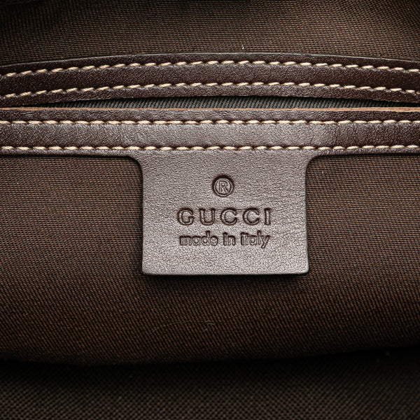 グッチ GGスプリーム ボディバッグ ウエストバッグ 233269 ベージュ ブラウン PVC レザー レディース GUCCI 【中古】