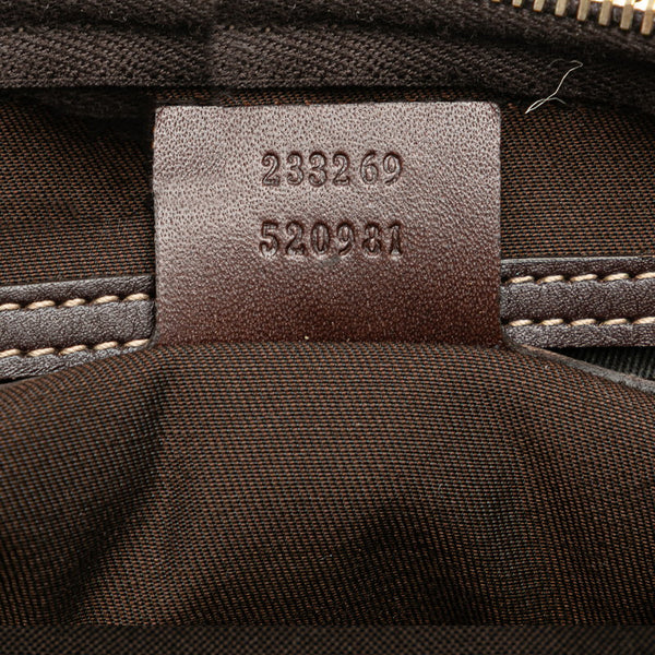 グッチ GGスプリーム ボディバッグ ウエストバッグ 233269 ベージュ ブラウン PVC レザー レディース GUCCI 【中古】