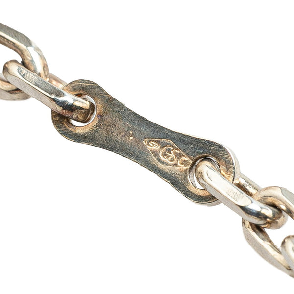 エルメス アップル リンゴ モチーフ チャーム シルバー レッド メタル レザー レディース HERMES 【中古】
