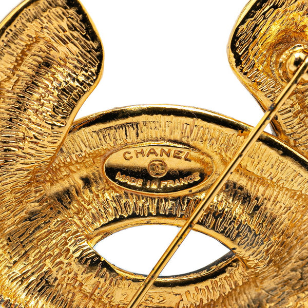 シャネル ココマーク ブローチ ゴールド メッキ レディース CHANEL 【中古】