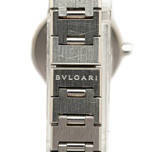 ブルガリ ブルガリブルガリ 腕時計 BB23SS クオーツ ブラック文字盤 ステンレススチール レディース BVLGARI 【中古】
