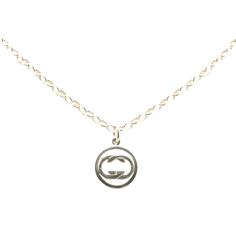 グッチ ドッピアG チェーン ペンダントネックレス 147749 SV925 シルバー レディース GUCCI 【中古】