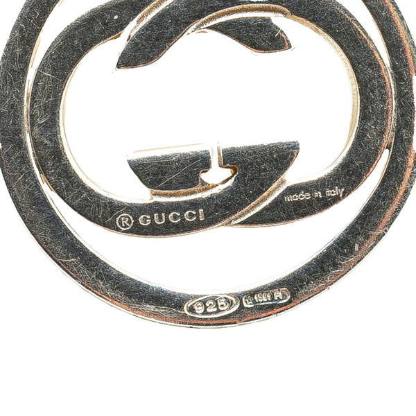 グッチ ドッピアG チェーン ペンダントネックレス 147749 SV925 シルバー レディース GUCCI 【中古】