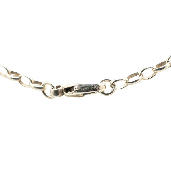 グッチ ドッピアG チェーン ペンダントネックレス 147749 SV925 シルバー レディース GUCCI 【中古】