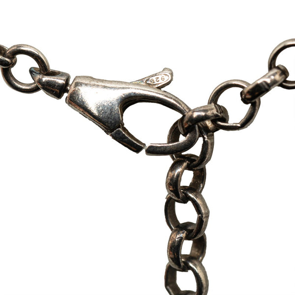 グッチ インターロッキングG ネックレス 455307 シルバー メタル メンズ GUCCI 【中古】