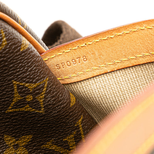 ルイ ヴィトン モノグラム  リポーターPM 斜め掛け ショルダーバッグ  M45254 ブラウン PVC レザー レディース LOUIS VUITTON 【中古】