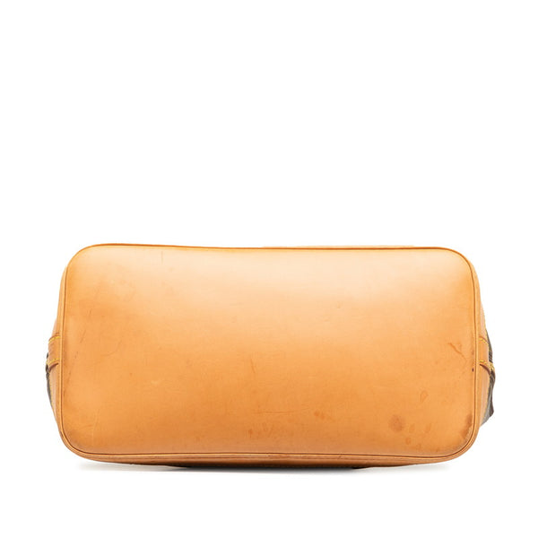 ルイ ヴィトン モノグラム アルマ ハンドバッグ M51130 ブラウン PVC レザー レディース LOUIS VUITTON 【中古】