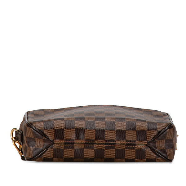 ルイ ヴィトン ダミエ ポシェット サンポール セカンドバッグ N41219 ブラウン PVC レザー レディース LOUIS VUITTON 【中古】