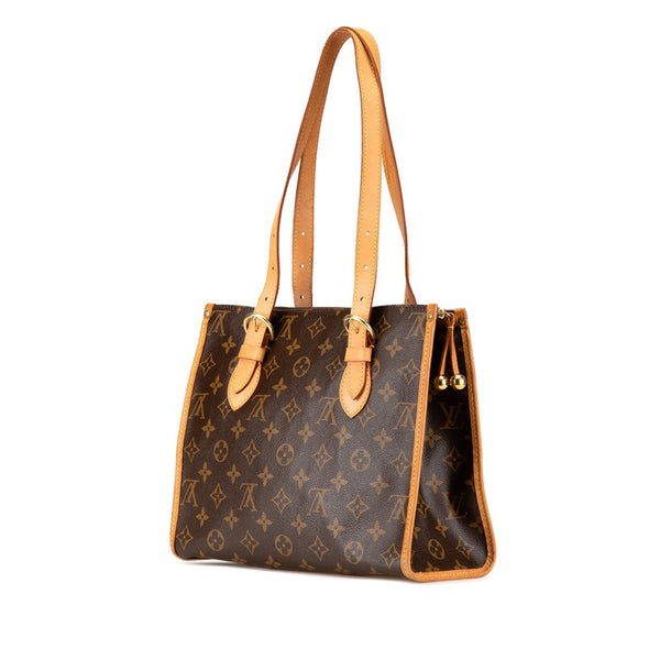 ルイ ヴィトン モノグラム ポパンクール オ ハンドバッグ トートバッグ M40007 ブラウン PVC レザー レディース LOUIS VUITTON 【中古】