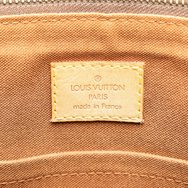 ルイ ヴィトン モノグラム ポパンクール オ ハンドバッグ トートバッグ M40007 ブラウン PVC レザー レディース LOUIS VUITTON 【中古】