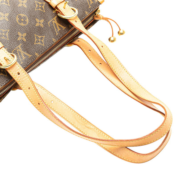 ルイ ヴィトン モノグラム ポパンクール オ ハンドバッグ トートバッグ M40007 ブラウン PVC レザー レディース LOUIS VUITTON 【中古】