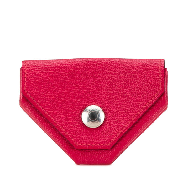 エルメス ルヴァンキャトル コインケース 小銭入れ ピンク ヴォーエプソン レディース HERMES 【中古】