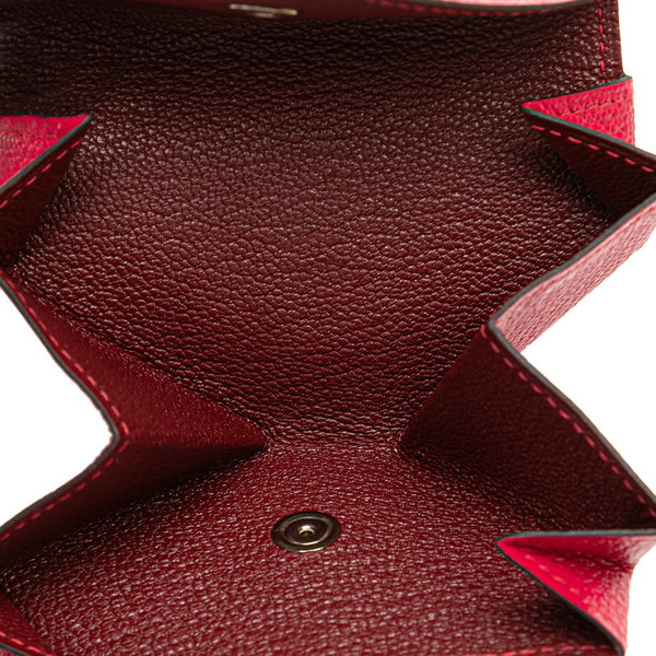 エルメス ルヴァンキャトル コインケース 小銭入れ ピンク ヴォーエプソン レディース HERMES 【中古】