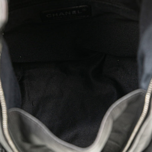 シャネル マトラッセ チェーン リュック バックパック A65834 ブラック ラムスキン レディース CHANEL 【中古】