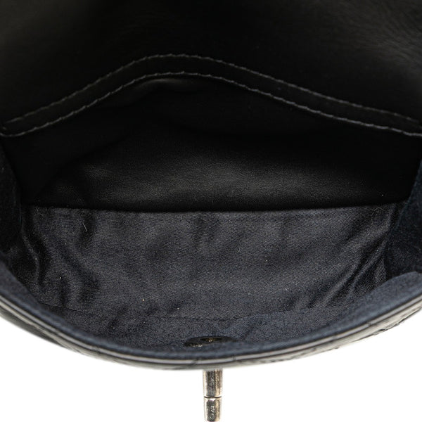シャネル マトラッセ チェーン リュック バックパック A65834 ブラック ラムスキン レディース CHANEL 【中古】