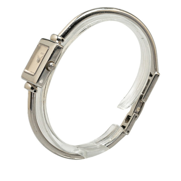 グッチ 腕時計 1900L クオーツ シルバー文字盤 ステンレススチール レディース GUCCI 【中古】