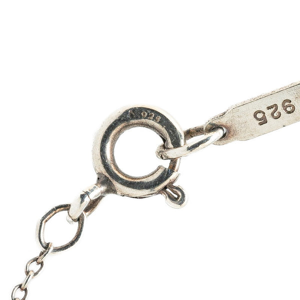 ティファニー オープンハート トリプル ネックレス SV925 シルバー レディース TIFFANY&Co. 【中古】