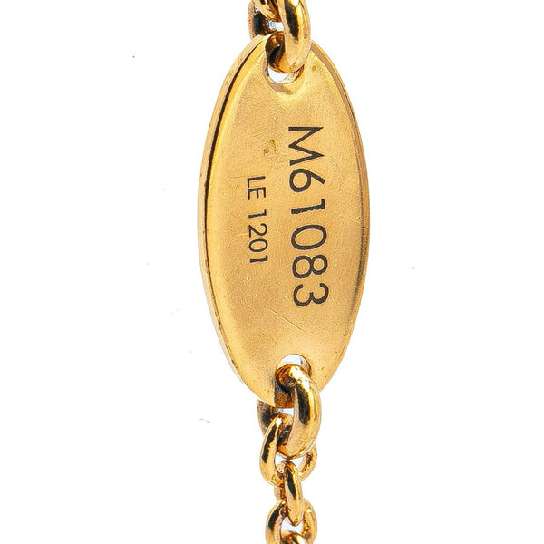 ルイ ヴィトン エッセンシャルV ネックレス M61083 ゴールド メッキ レディース LOUIS VUITTON 【中古】