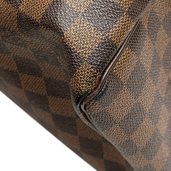ルイ ヴィトン ダミエ スピーディ30 ハンドバッグ N41183 ブラウン PVC レザー レディース LOUIS VUITTON 【中古】