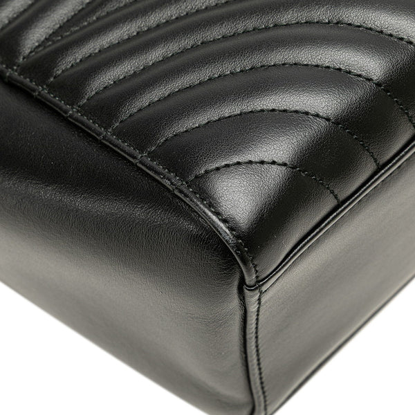 プラダ ダイアグラム ハンドバッグ ショルダーバッグ 2WAY 1BA195 ブラック レザー レディース PRADA 【中古】