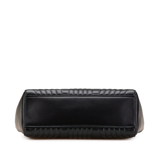 プラダ ダイアグラム ハンドバッグ ショルダーバッグ 2WAY 1BA195 ブラック レザー レディース PRADA 【中古】